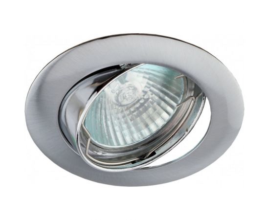 Светильник ЭРА KL1A CH литой простой пов. MR16,12V/220V, 50W хром C0043656 