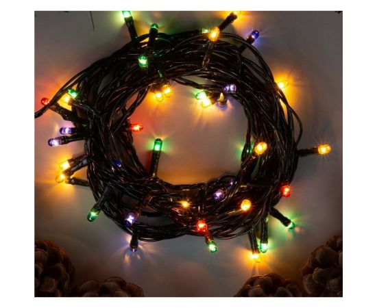 Гирлянда-нить Luazon ECO, IP20, 5 м, Н.Т. 50 ламп, 220V, 8 режимов, мультиколор 1585772 