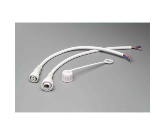 Коннектор TEAMPROF папа-мама, 2 pin, белый TPF-MF2-60/2-W 