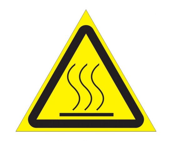 Знак ""осторожно. горячая поверхность"" Стандарт Знак w26, 200 мм, пленка пп 00-00031357 