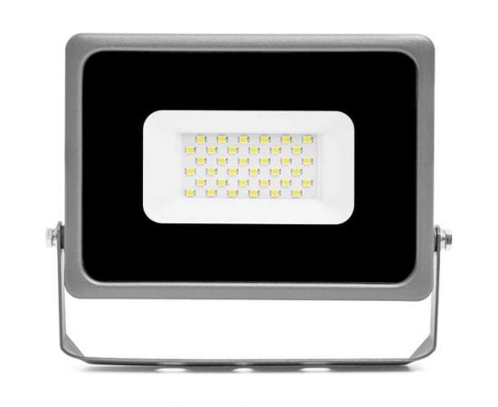 Светодиодный прожектор Wolta 30Вт 6500К Холодный белый свет, IP65, 2700Лм, серый WFL-30W/07 