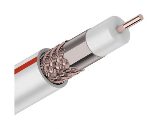 Коаксиальный кабель CADENA RG-6SAT-Optima premium белый MP RG-6SAT-OptredMP 