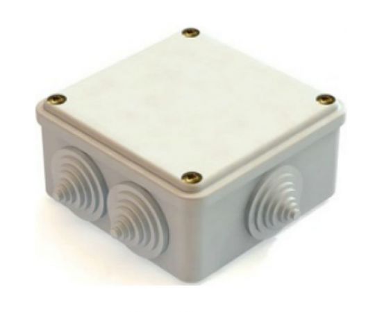 Распаечная коробка с крышкой ОП 100х100х55мм, IP54, 8вх TDM SQ1401-0513 