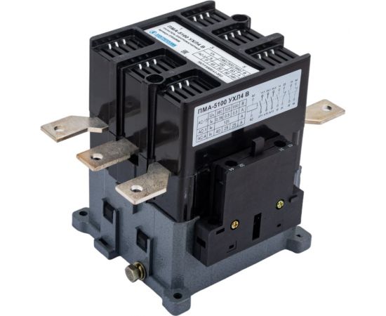 Электромагнитный пускатель Электротехник ПМА-5100 УХЛ4 В, 220В, 2з и 2р, 100А, нереверсивный, без реле, IP00, ET010908 