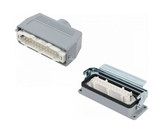 Прямоугольный промышленный разъем Mete Enerji комплект H24E-BM-CF 685638K 