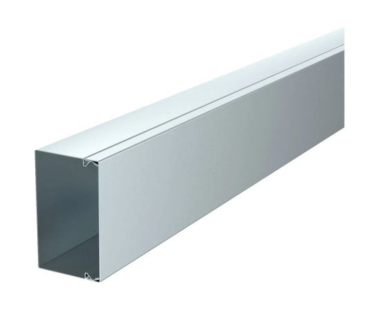 Металлический кабель-канал OBO Bettermann LKM 60x100x2000 мм, толщина 0,8 мм сталь оцинкованная (короб с крышкой) 6247113 