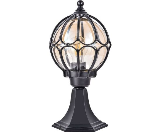 Садово-парковый светильник FERON PL3704 круглый на постамент 60W 230V E27, черный 06341 