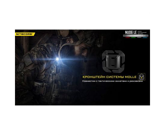 Налобный фонарь Nitecore NU06LE High performance 4LED 21642 – изображение 17
