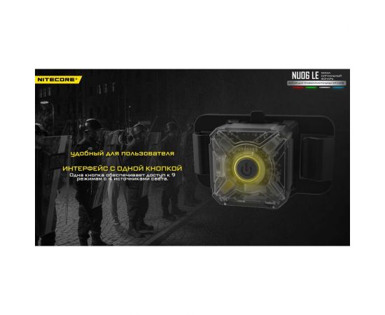 Налобный фонарь Nitecore NU06LE High performance 4LED 21642 – изображение 18