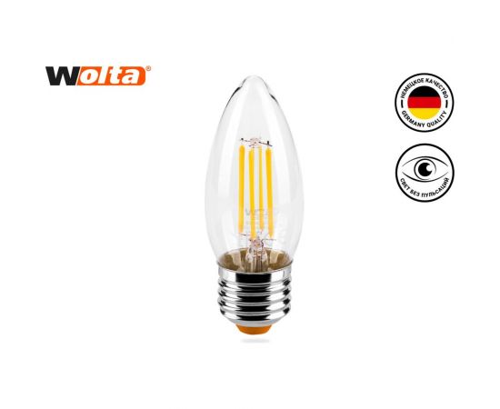 Лампа WOLTA LED FILAMENT 25YCFT5E27 – изображение 2