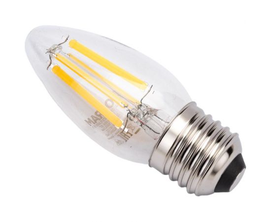 Светодиодная филаментная лампа Osram LSCLB75 6W/840 230VFILCL E27 10x1 4058075687912 – изображение 2