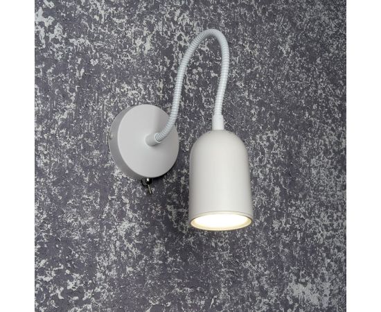 Настенный светильник FERON Ml400 под лампу, с переключателем, mr16/gu10, 35w, белый, 48441 – изображение 2