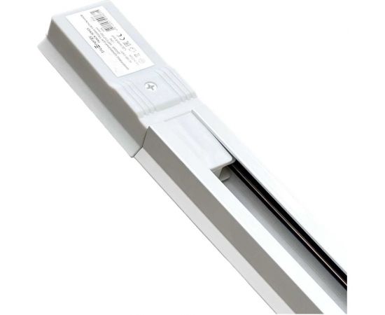 Трапециевидный однофазный шинопровод truEnergy алюминиевый, 1 метр, белый 25006 – изображение 2