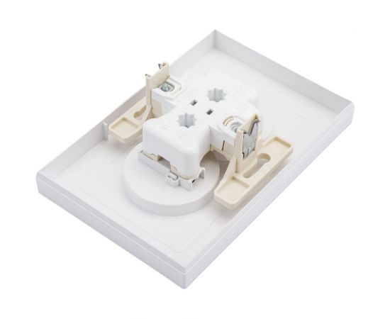 Розетка Schneider Electric AtlasDesign Бел б/з двойная, со шторками,16А, в сборе SE ATN000122 – изображение 3