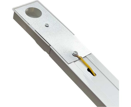 Трапециевидный однофазный шинопровод truEnergy алюминиевый, 1 метр, белый 25006 – изображение 3