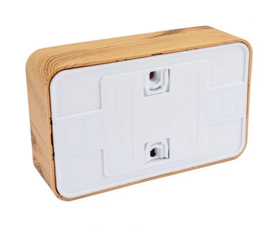 Двойная розетка Schneider Electric BLANCA открытой установки, без заземления, без шторок, 16 А, 250 В, ясень BLNRA000215 – изображение 3