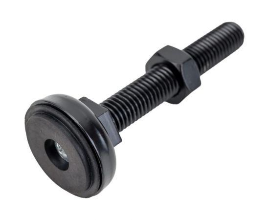 Регулируемая опора-ножка ITK резьба М12 90х34мм черная LF-80 – изображение 3