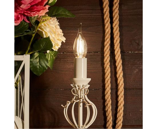 Филаментная лампа REXANT Свеча на ветру CN37 9.5 Вт 4000K E14 604-110 – изображение 4