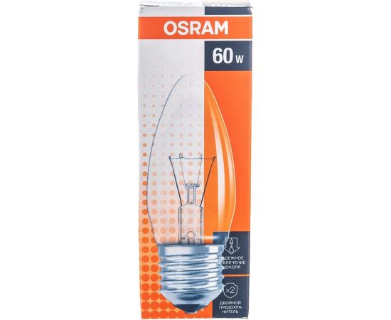 Лампа накаливания CLASSIC B CL 60W E27 OSRAM 4008321665973 – изображение 4
