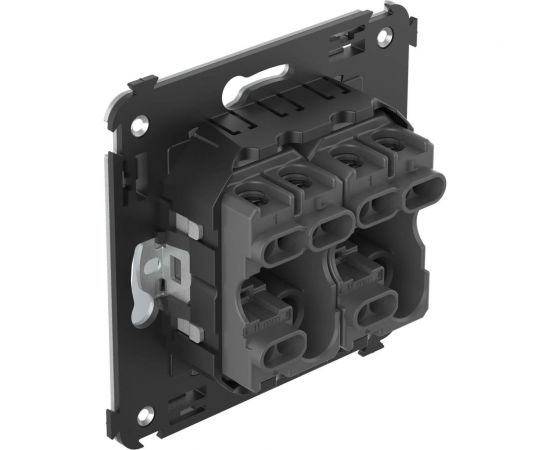 Двухклавишный выключатель в стену DKC, Avanti, закаленная сталь 4404104 – изображение 4