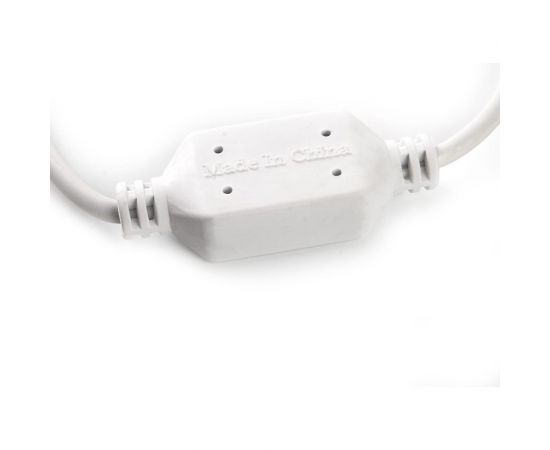 Сетевой шнур для гирлянд FERON 3м, 2x0,5мм2, IP44 белый, DM403 48189 – изображение 4
