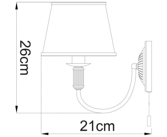 Настенный светильник Arte Lamp A3579AP-1AB – изображение 5