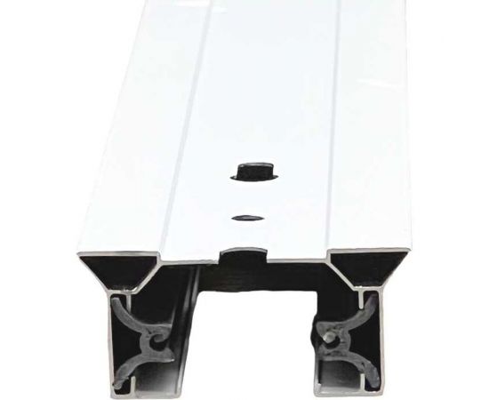 Трапециевидный однофазный шинопровод truEnergy алюминиевый, 1 метр, белый 25006 – изображение 5