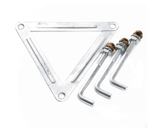 Садово-парковый светильник, столб шестигранный 3*60W E27 230V, черное золото Feron PL158 11326 – изображение 5