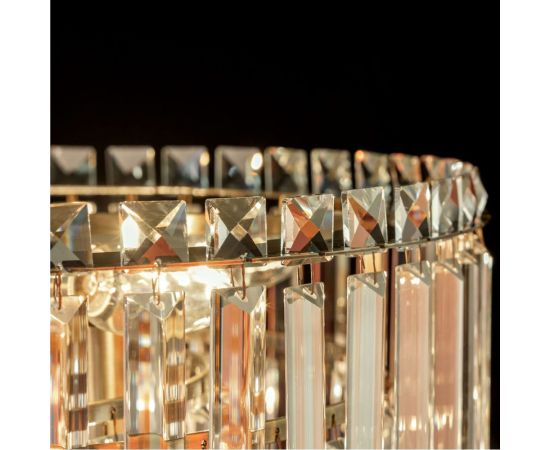 Подвесная люстра Citilux Фонда хрустальная Бронза CL303193 – изображение 5