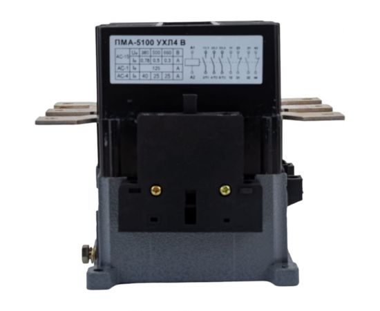 Электромагнитный пускатель Электротехник ПМА-5100 УХЛ4 В, 220В, 2з и 2р, 100А, нереверсивный, без реле, IP00, ET010908 – изображение 5