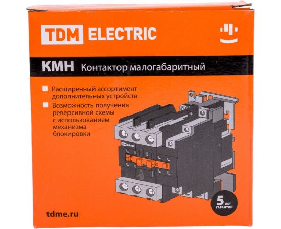 Контактор TDM КМН-48012 80А, 400В/АС3, 1НО1НЗ SQ0708-0029 – изображение 5