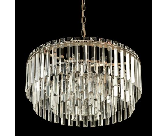 Подвесная люстра Citilux Фонда хрустальная Бронза CL303193 – изображение 6