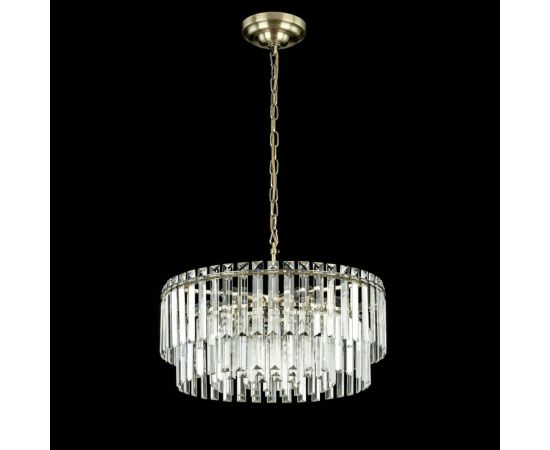 Подвесная люстра Citilux Фонда хрустальная Бронза CL303193 – изображение 7