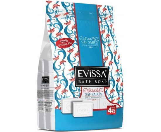 Банное мыло EVISSА сумка-пакет, 20x200 гр, белый М2786 