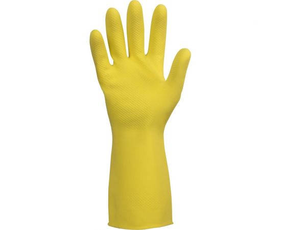 Латексные химостойкие перчатки Jeta Safety 50/50, с хлопковым напылением, 0.4 мм, р. 9/l JL711-09-L 