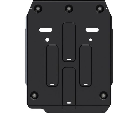 Защита КПП SHERIFF для SSANG YONG Rexton/Rexton sport/Musso 2018-2.2D, 2.0 AT, MT RWD, универсальнай штамповка, сталь 2.5 мм, с крепежом 3918 