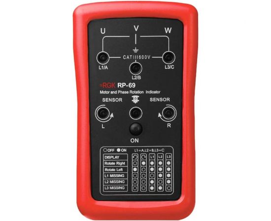 Индикатор чередования фаз RGK RP-69 755221 
