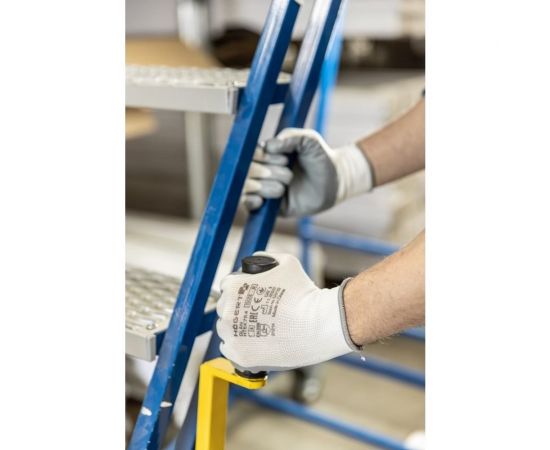 Рабочие перчатки с нитриловым покрытием HOEGERT TECHNIK Glan размер 9 HT5K754-9 – изображение 2