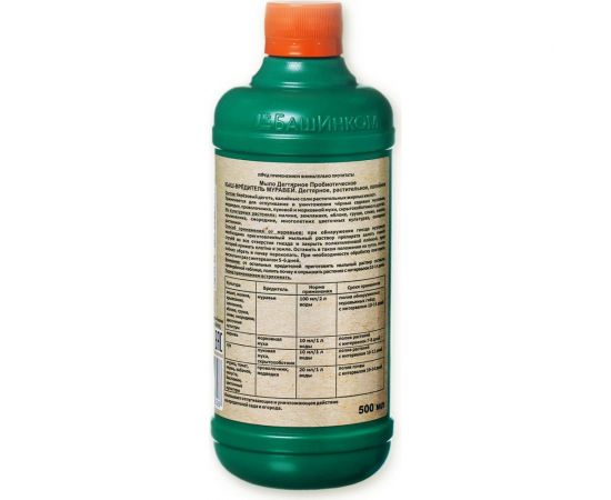 Дегтярное мыло БАШИНКОМ КЫШ-Вредитель АнтиМуравей 0.5 л 00139687 – изображение 2