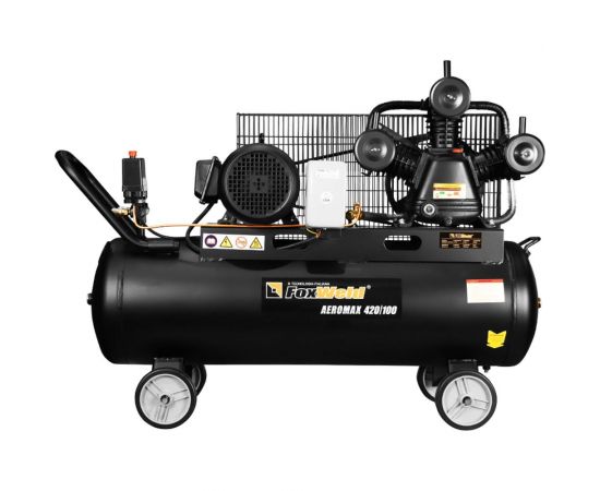 Ременной компрессор Foxweld AEROMAX 420/100 5074 – изображение 2