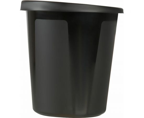 Корзина для бумаг Стамм 9 л, цельная, черная КР60 – изображение 2