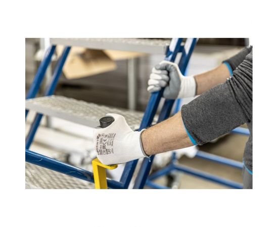 Рабочие перчатки с нитриловым покрытием HOEGERT TECHNIK Glan размер 9 HT5K754-9 – изображение 3