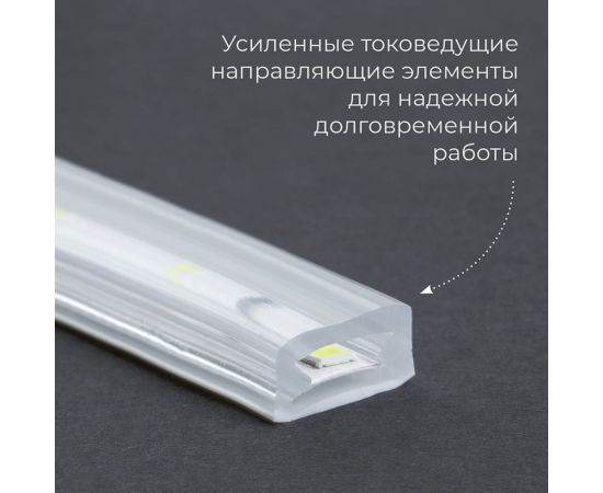 Светодиодная лента FERON 60SMD 2835, 4.4W/m 230V IP65 100m, желтый, LS704 26240 – изображение 3