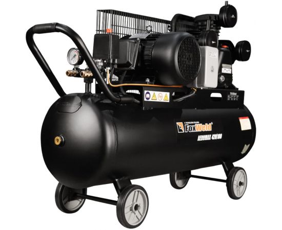 Ременной компрессор Foxweld AEROMAX 420/100 5074 – изображение 3