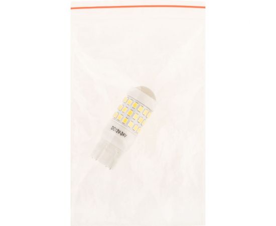 Автолампа SKYWAY диод t20 w21/5w, 12-24v, 51smd диода 2-конт. белая противотуманные, стопы, задний ход S08202102 – изображение 3