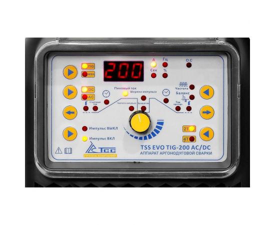 Аппарат аргонодуговой сварки ТСС TSS EVO TIG-200 AC/DC 035263 – изображение 4