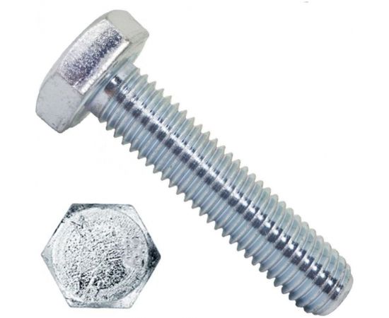 Болт Rizzel DIN 933, M10x25 цинк, 15 кг 323368 