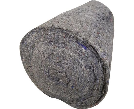 Техническое холстопрошивное полотно ООО Комус, серое, 2.5 мм, 50м х 77.5см, 170 г/кв.м 945236 