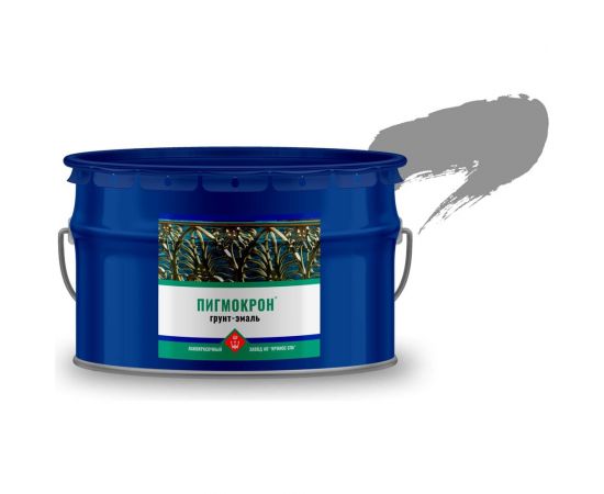 Грунт-эмаль Пигмокрон (серая; ведро 10 кг) 4605578000184 