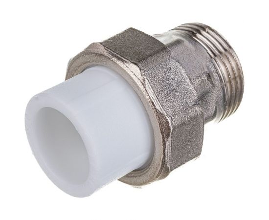Комбинированная муфта VALFEX PP-R белая, разъем 20х3/4 дюйма НР 10156120 127-0221 